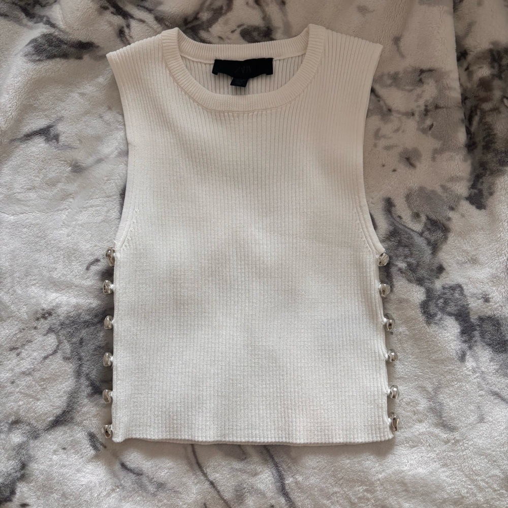 🐑ZARA RIBBED TANK